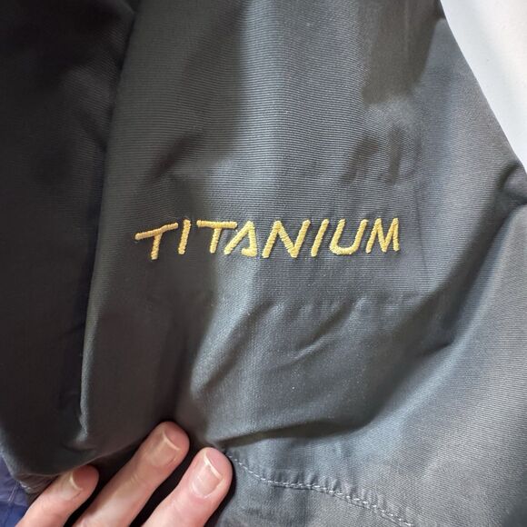 Vintage Columbia Titanium Omni-Tech Women’s 3-in-1 Jacket Light Blue Black Large - Picture 5 of 16